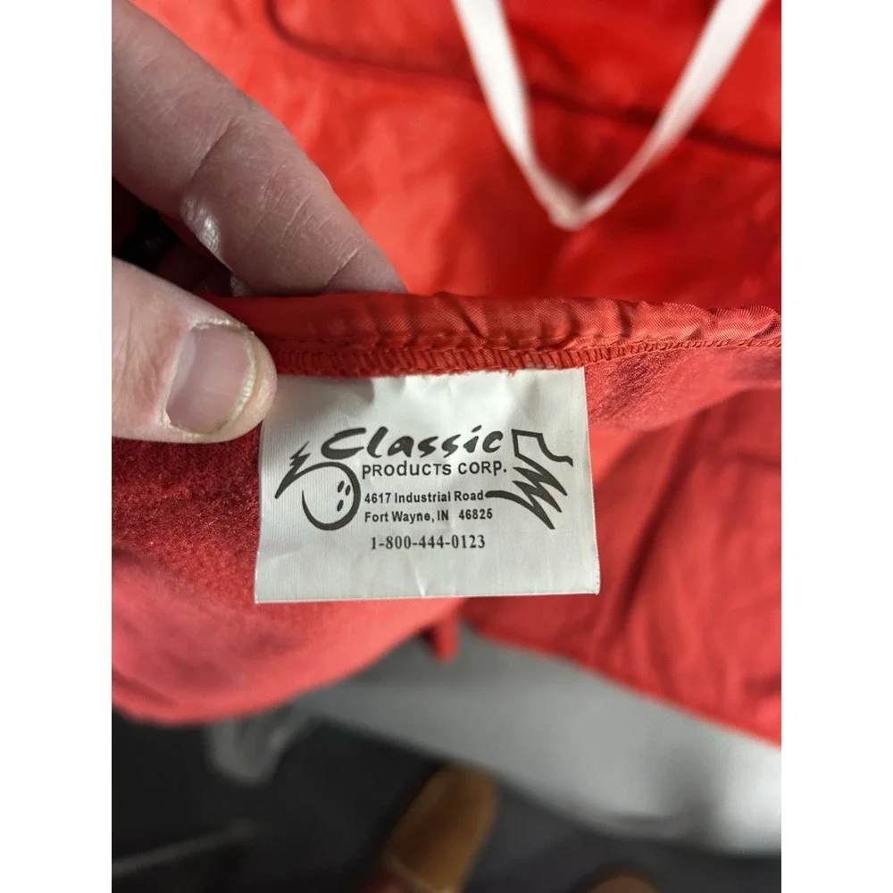 Vintage Budweiser‎ Stadium Blanket Poncho 2-in-1 Hooded Coverup Lined Fleece Bag